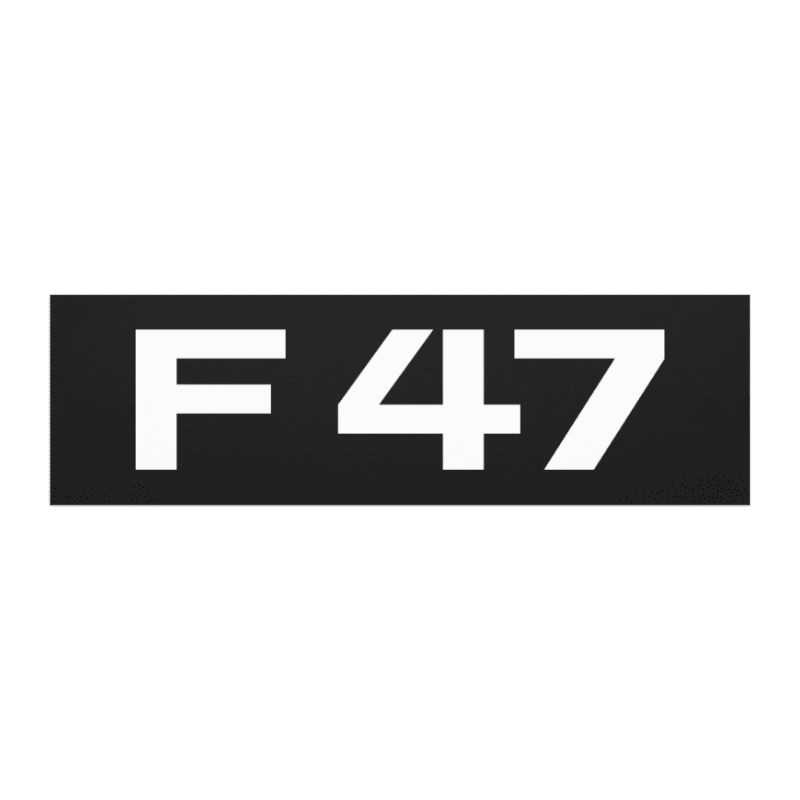 F 47 Car Magnet