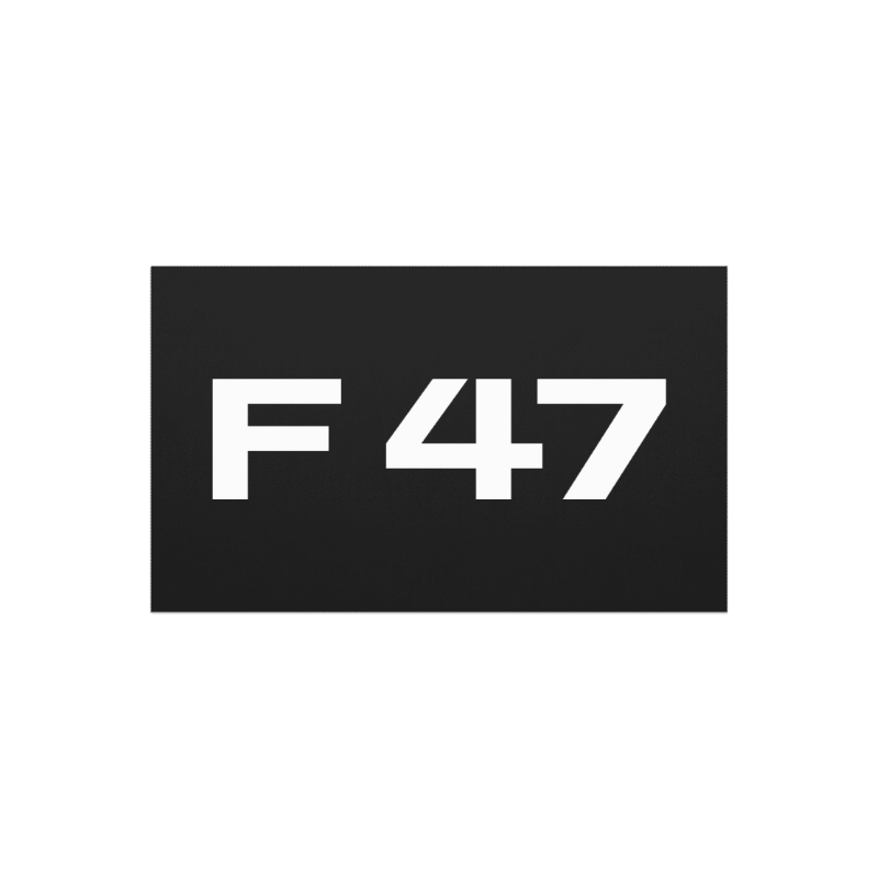F 47 Car Magnet