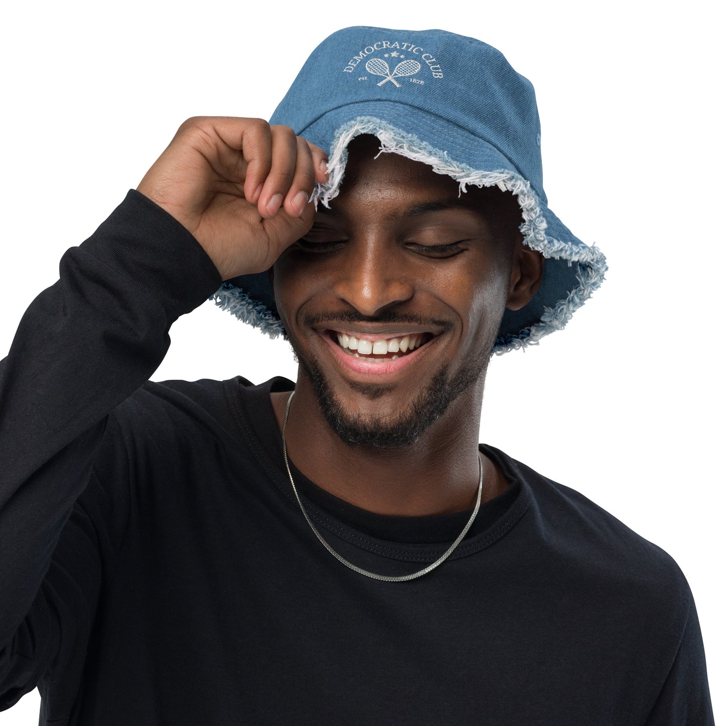 Democratic Club Denim Bucket Hat